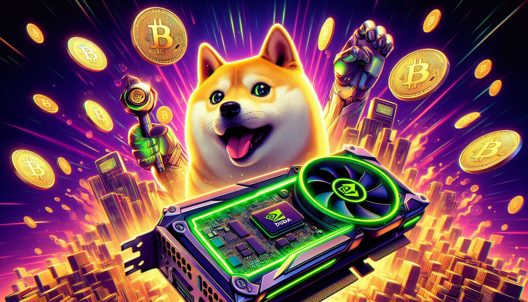 Nvidia Stock Rebounds as Dogecoin, Jasmy, and Render Ignite Crypto Rally