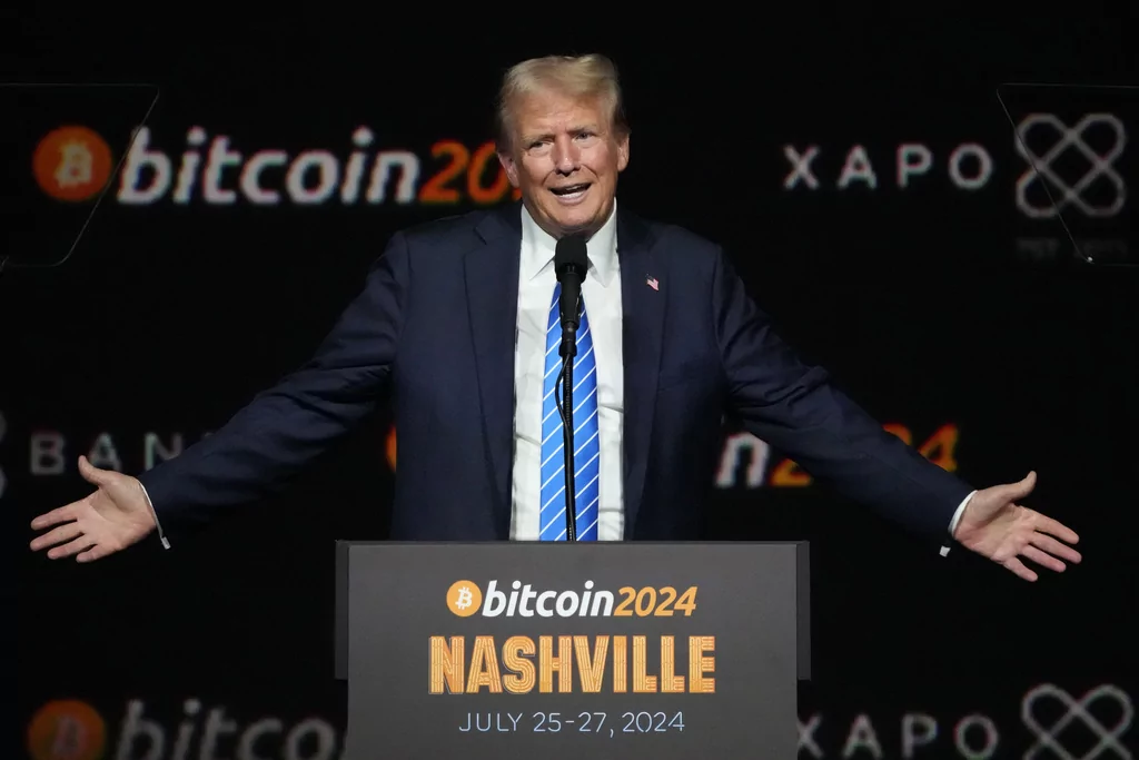 Trump Supports Bitcoin Sneakers After Nashville Conference