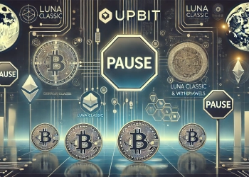 focusing on Upbits temporary suspension of Luna Classic LUNC deposits and withdrawals due to a network upgrade