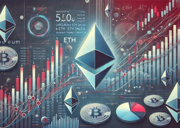 news article about Ethereums price being at risk due to large scale ETH sales by a Genesis Trading creditor Th