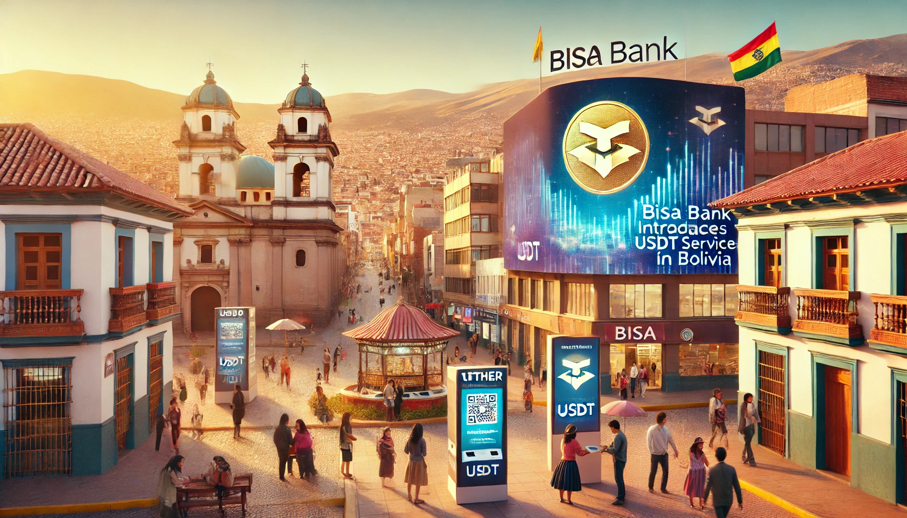 Massive Boost for Stablecoin Tether Gets as Bisa Bank introduces USDT Services in Bolivia