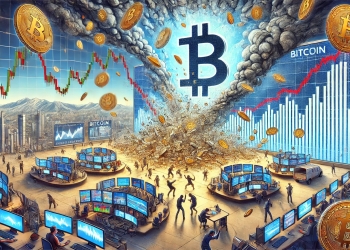 Overbought Bitcoin causes price to crumble