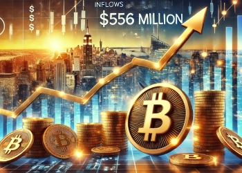 US Spot Bitcoin ETFs Break Records with $556 Million Inflows Amid Price Surge