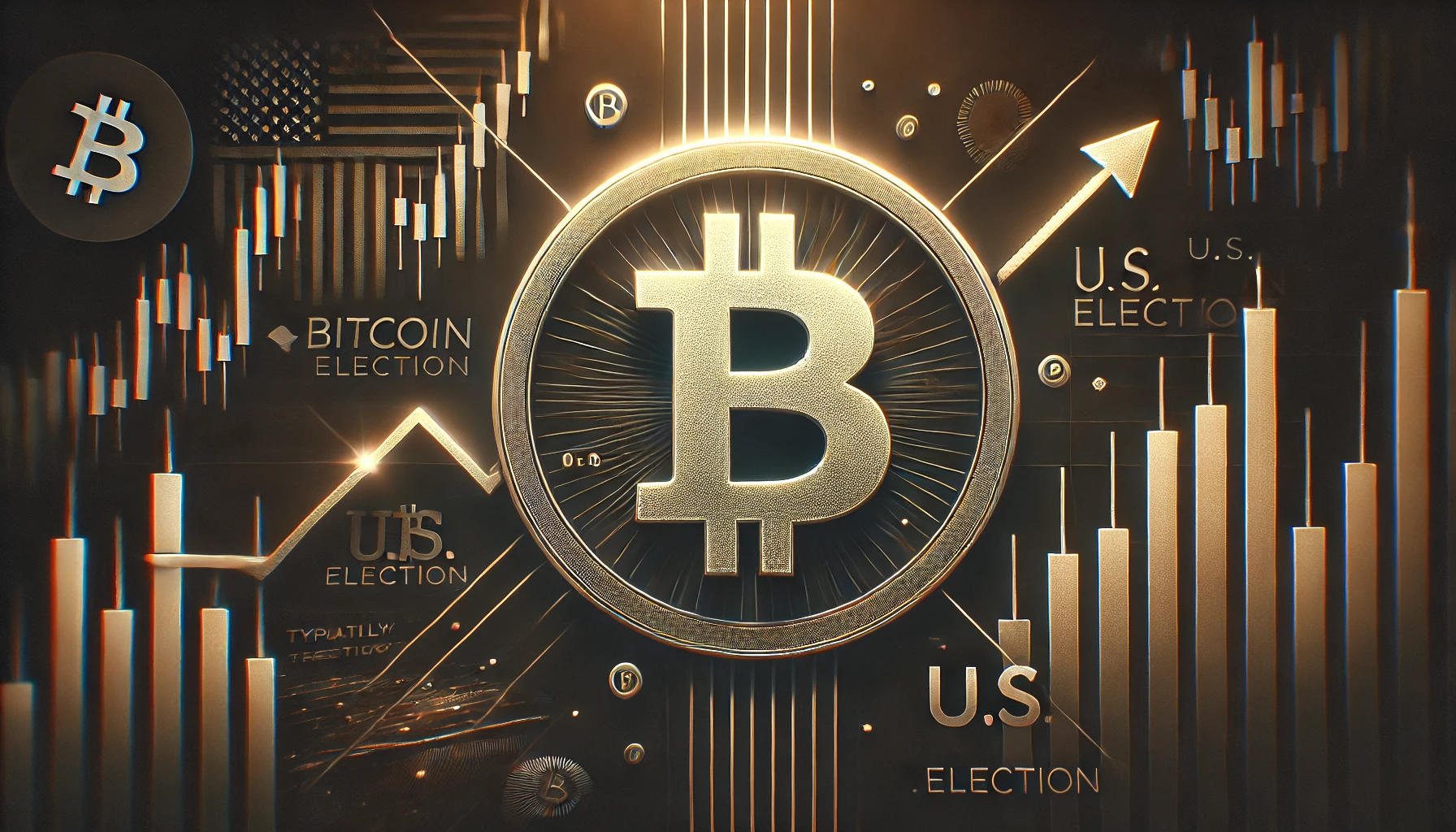 illustrating Bitcoins stagnation during the typically bullish month of October The image features a Bitcoin symbol