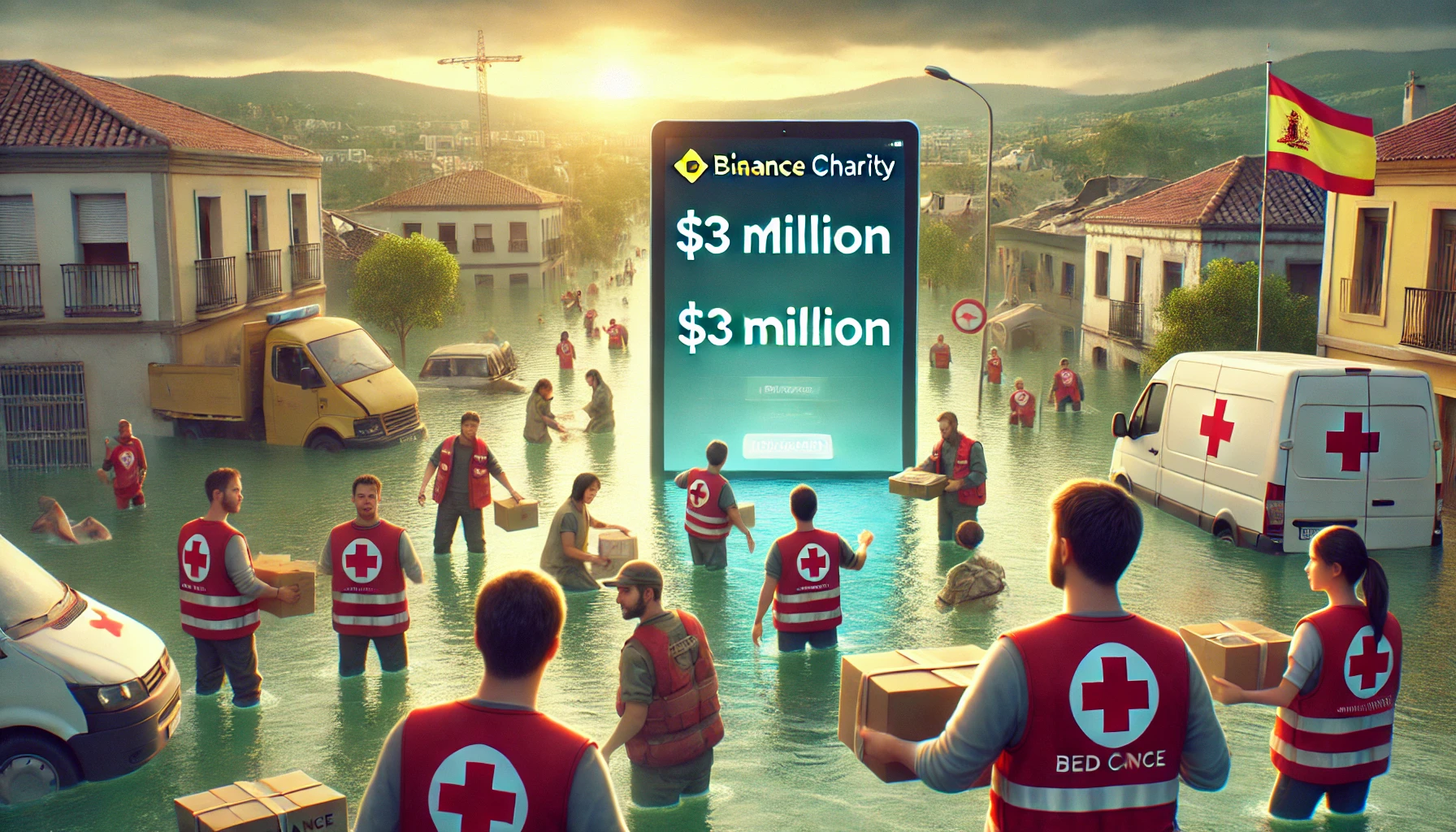 Binance Charity Gives Spanish Red Cross $3 Million for Valencia Flood Relief