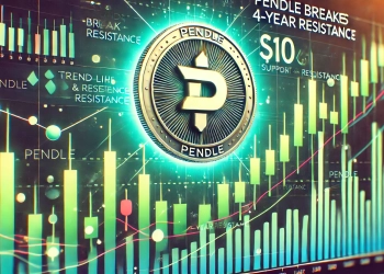 Pendle Breaks 4 Year Resistance with a prominent Pendle PENDLE logo and financial chart showing a strong upward trend to