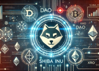 showcasing Shiba Inu is evolution into a utility focused project. The Shiba Inu logo is depicted in a sleek m