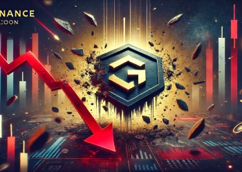 surrounding Gifto GFT token after Binance is delisting announcement. The image features a GFT token logo