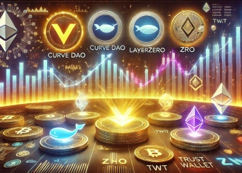 market with a focus on Curve DAO CRV Memecoin MEME LayerZero ZRO and Trust Wallet Token TWT. T