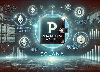 Phantom Wallet and its role in the Solana ecosystem. The design includes the Phantom Wallet logo Sola