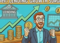 DeFi Lending Explodes: TVL Jumps $2.3B in One Month